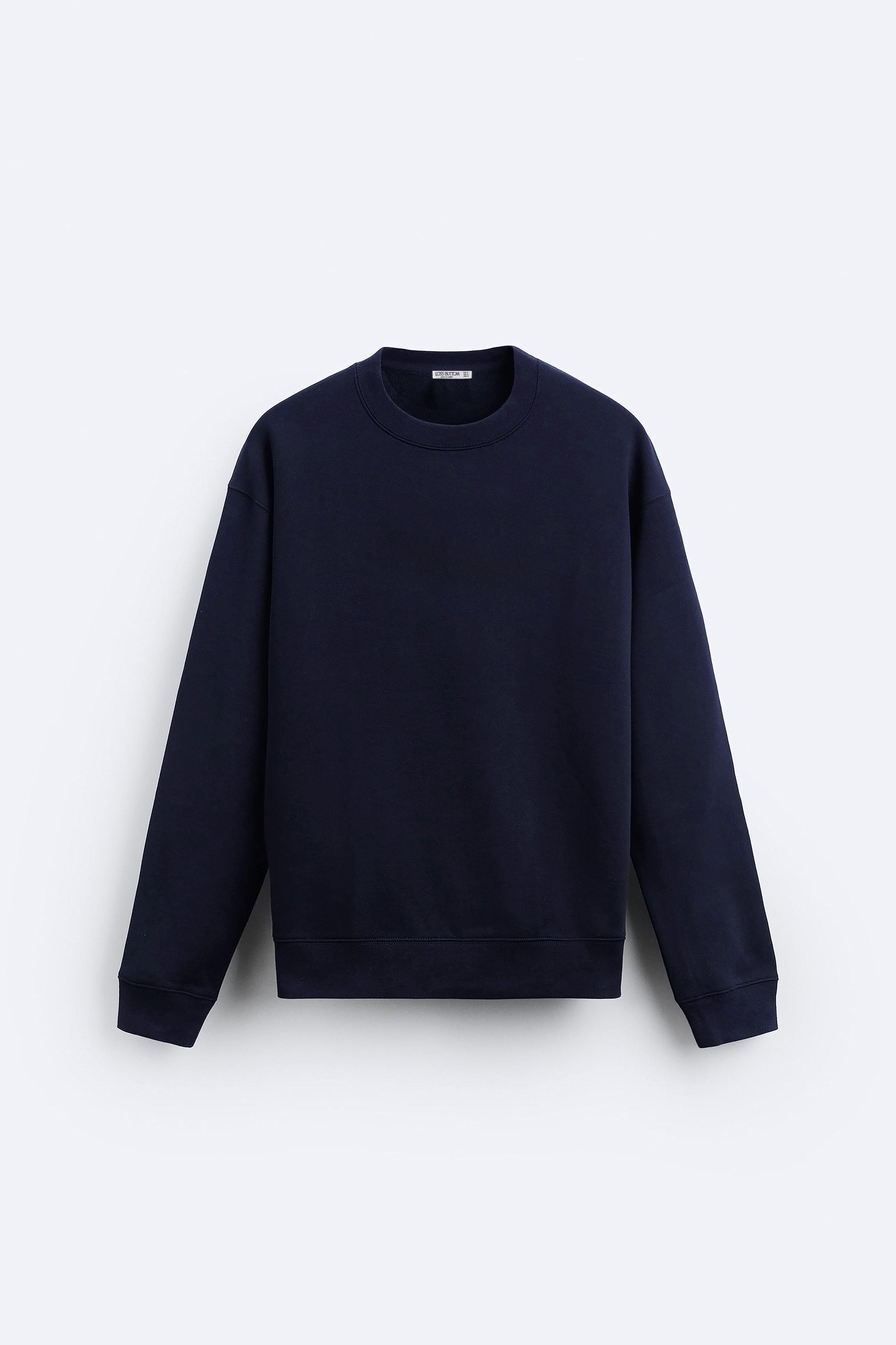 Oversize Basic Sweatshirt - Loss Buttom