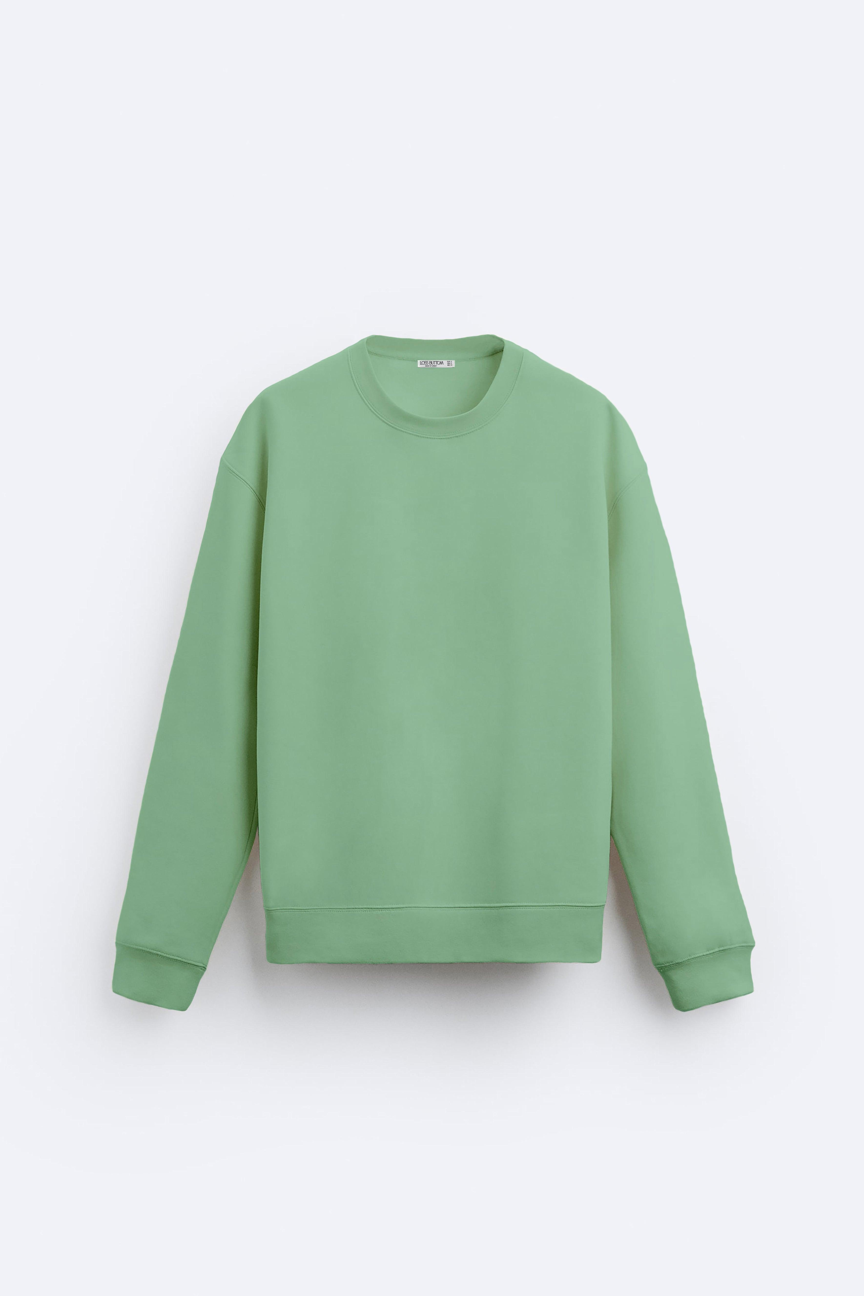 Oversize Basic Sweatshirt - Loss Buttom