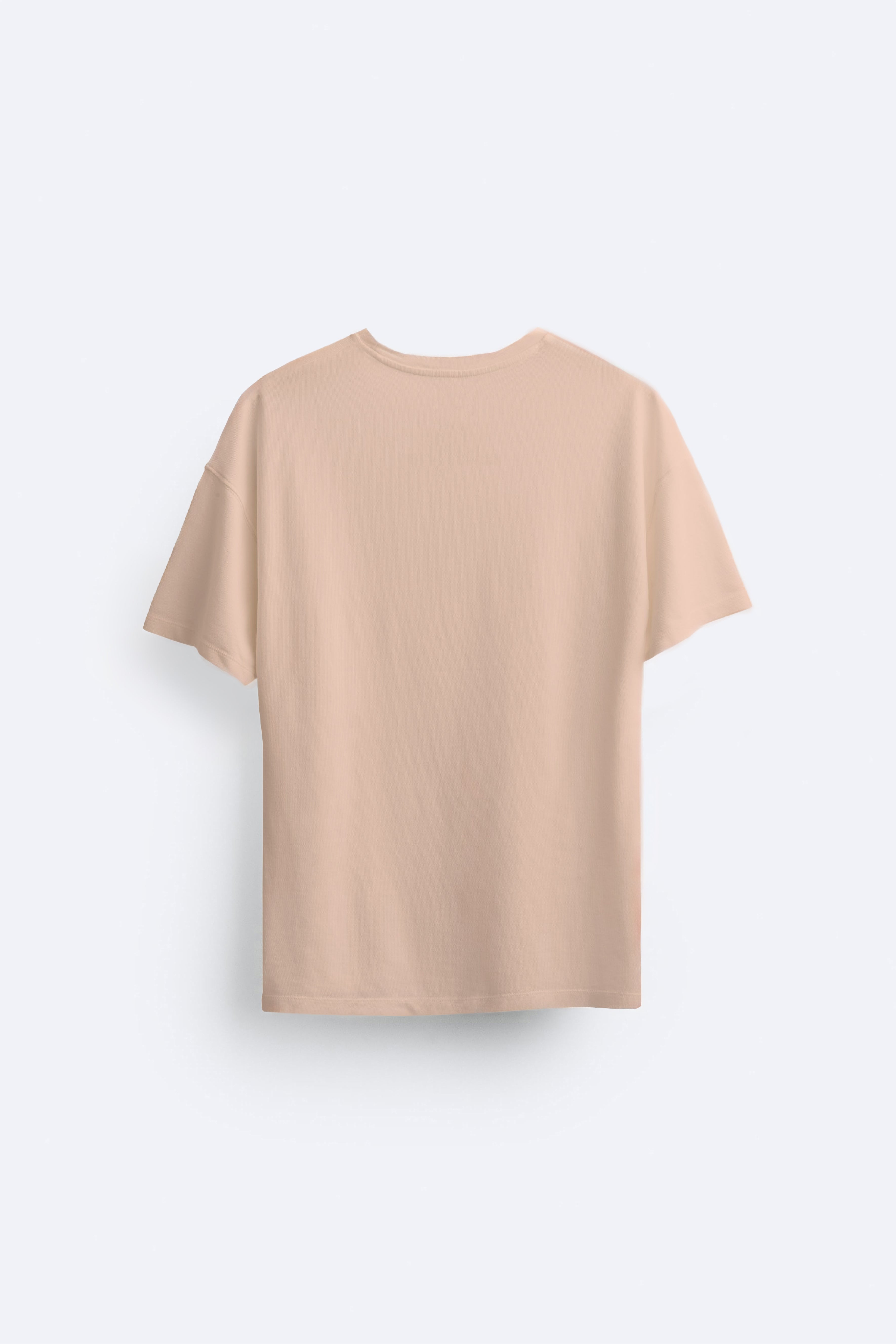 Basic Tek Renk Oversize Fit T-Shirt