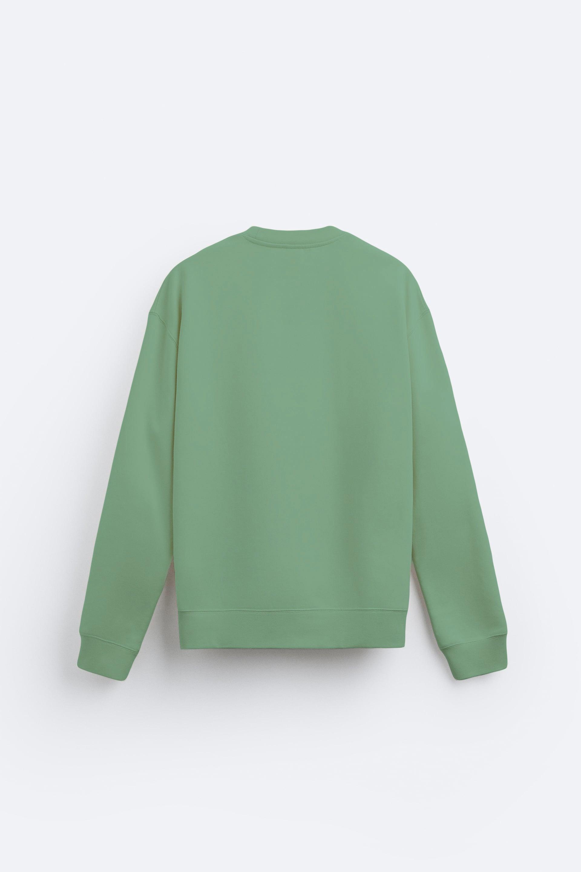 Oversize Basic Sweatshirt - Loss Buttom