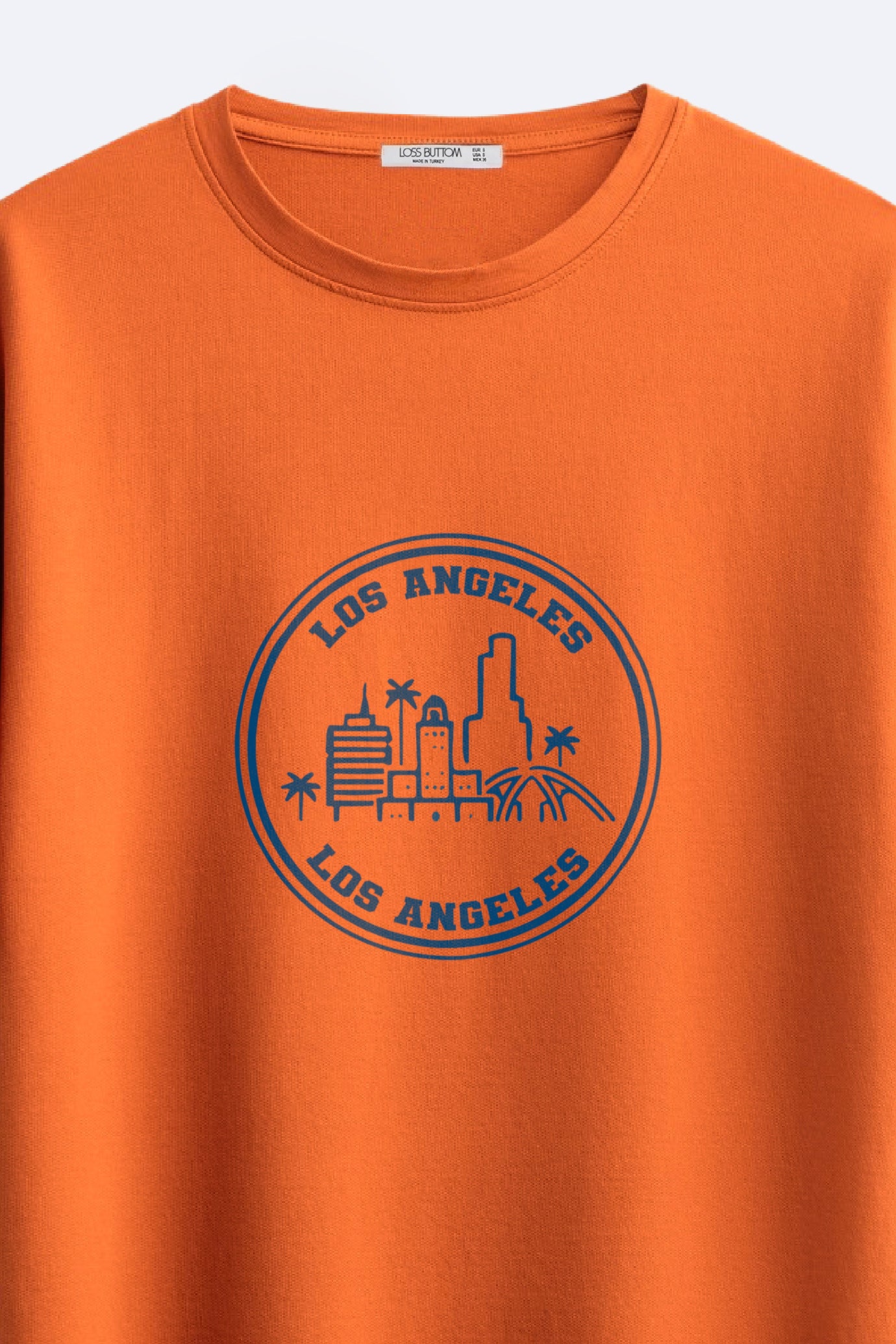 Los Angeles Baskılı Oversize Fit T-Shirt