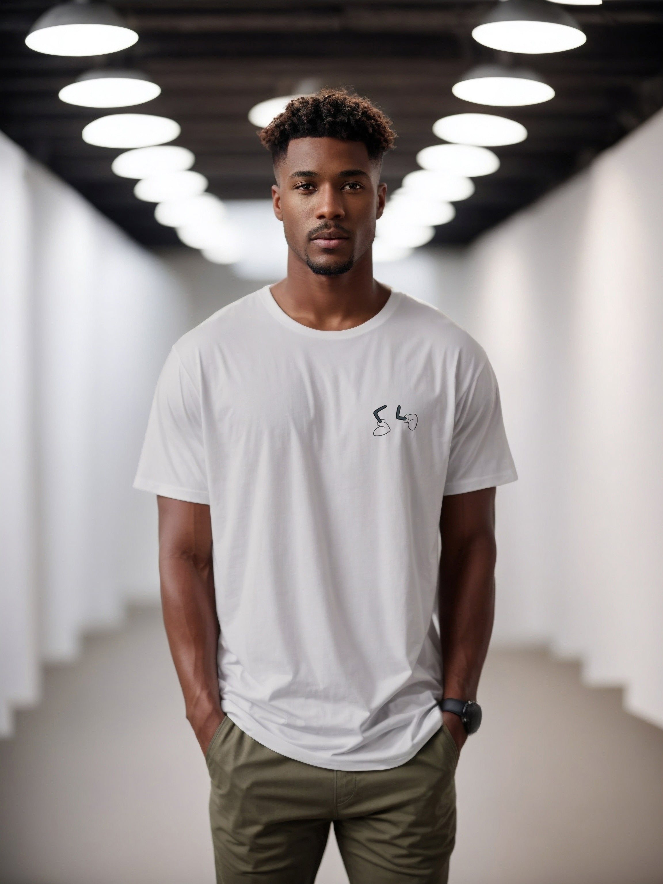 Walker Baskılı Oversize Fit T-Shirt