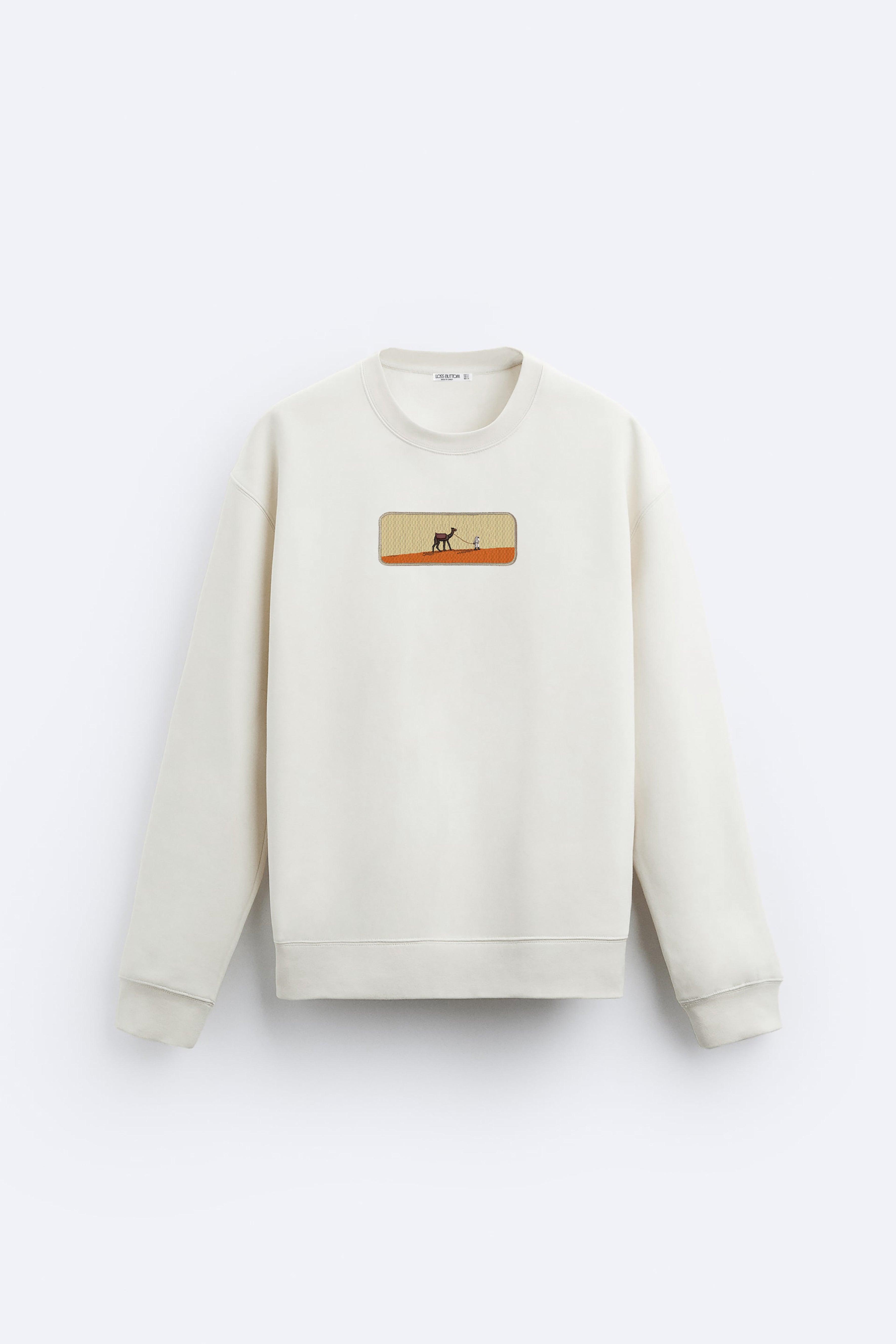 Camel Oversize Sweatshirt - Loss Buttom