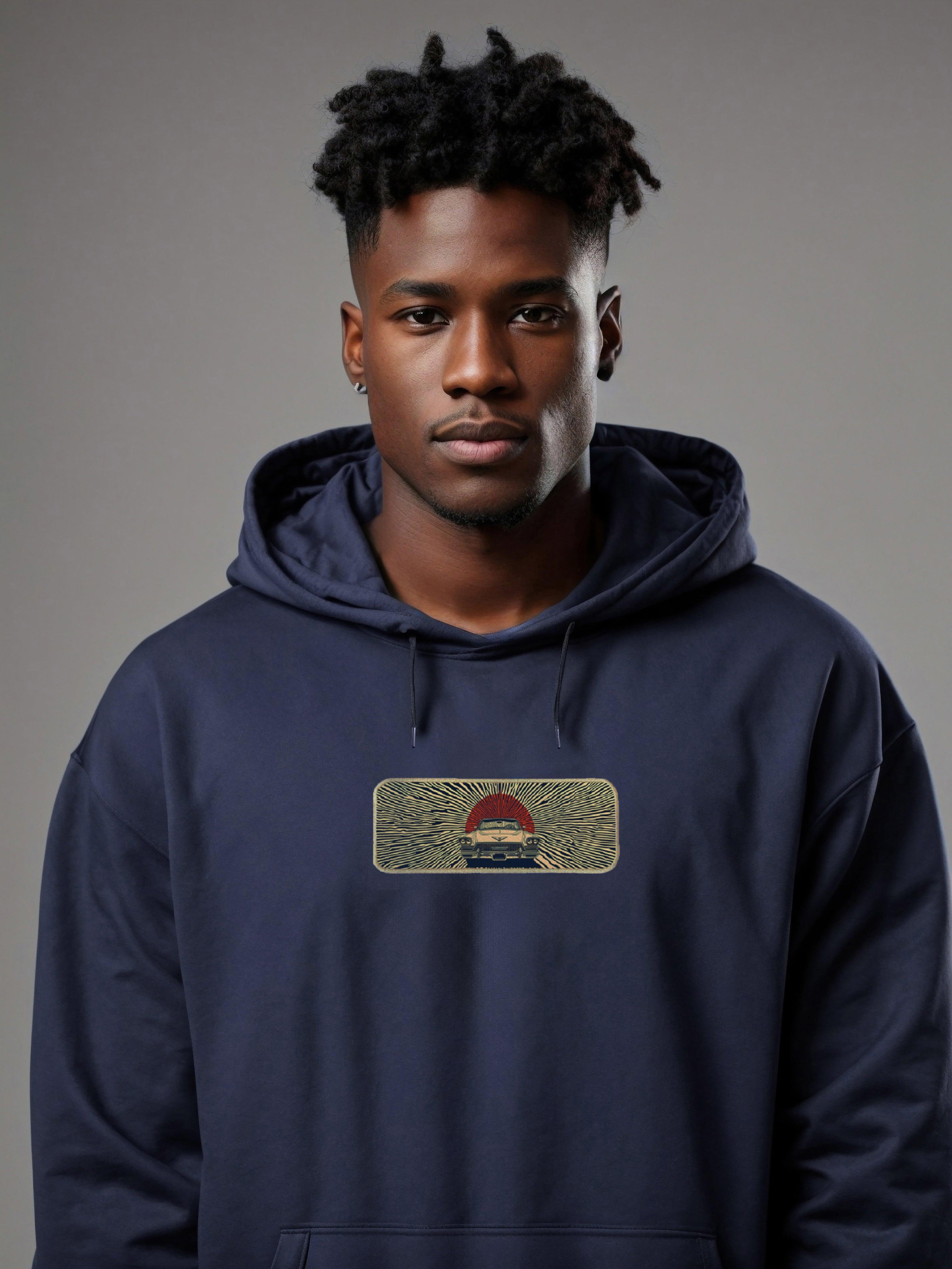 Classic Car Hoodie Sweatshirt Oversize - Loss Buttom